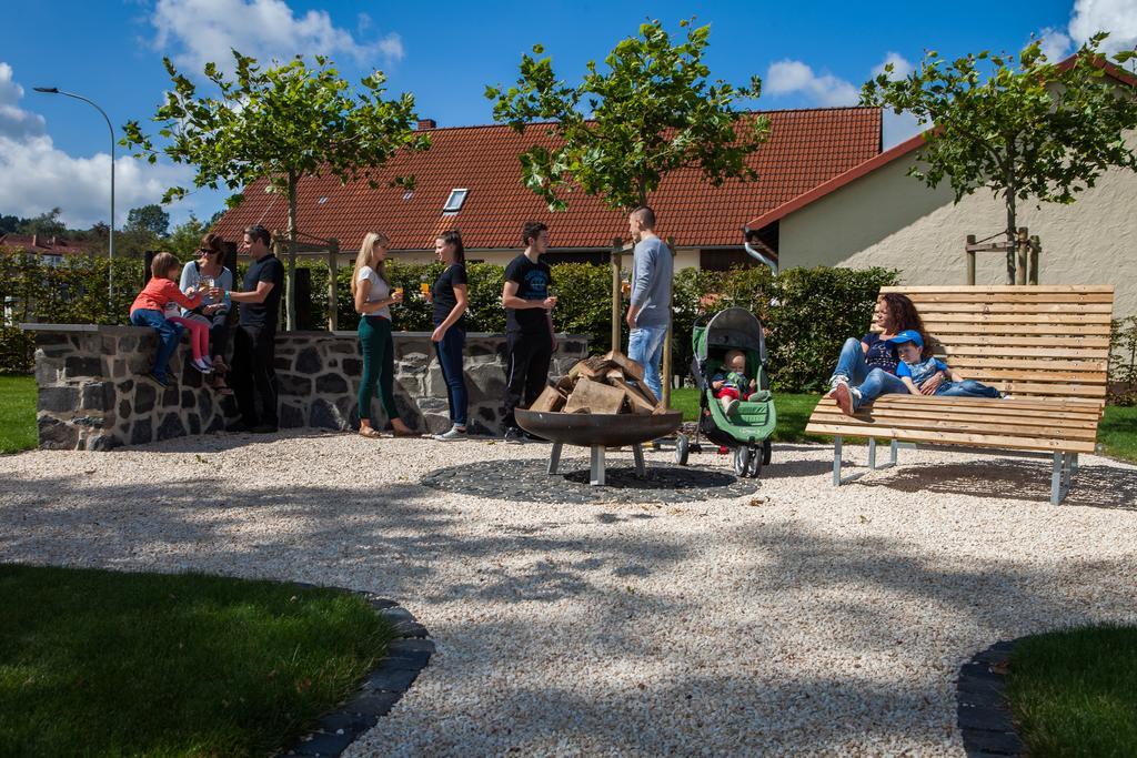 Deutsches Haus Hotel Restaurant Gastwirtschaft Biergarten Am Radweg Bermuthshain Esterno foto